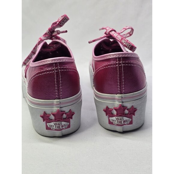 Vans X Barbie Authentic Stac Platform “Hot Pink White”  Women’s Size 5 - Picture 7 of 11